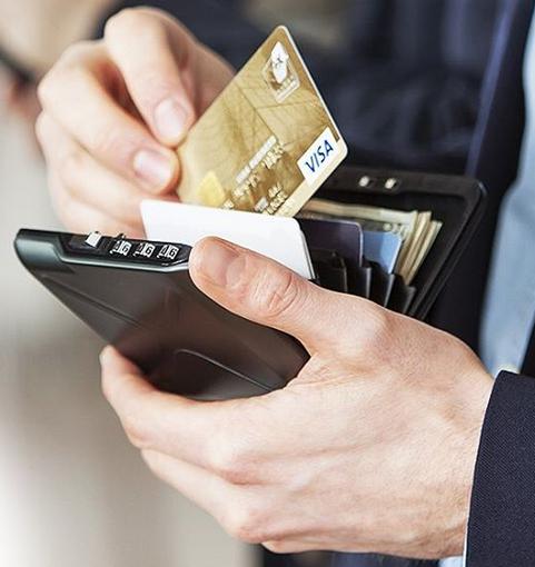 Kortholdere Med Kodelås "Mini Safe" Fra Ögon Designs