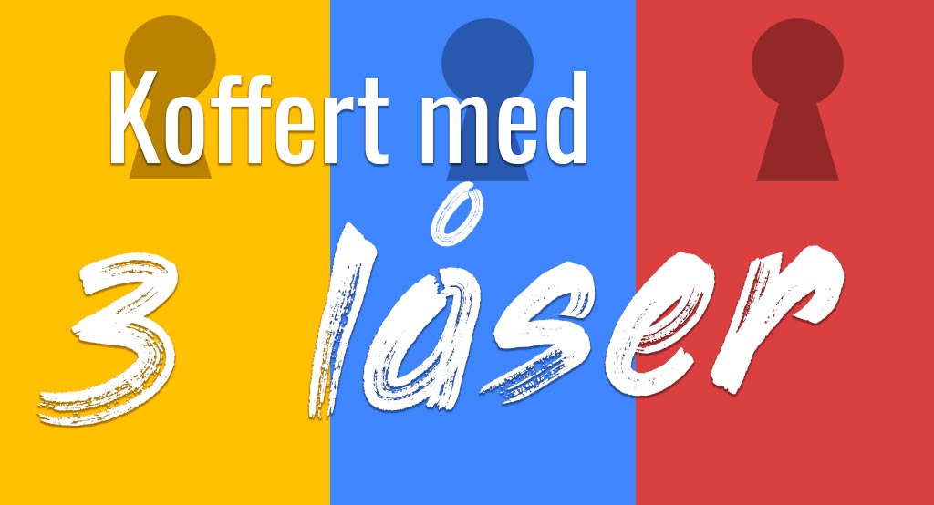 Kofferter med tre låser