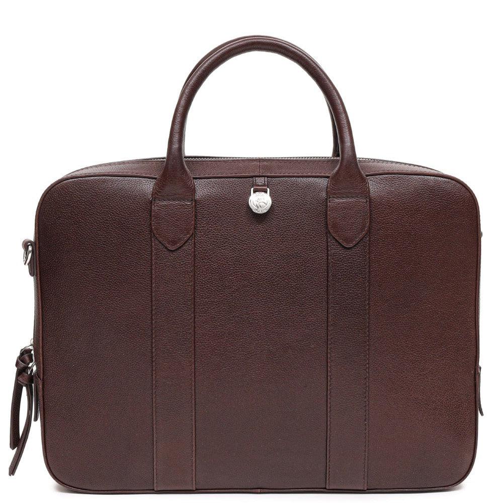Adax Bergamo Andie Portfolio Laptop Bag Dark Brown-Veske-BagBrokers