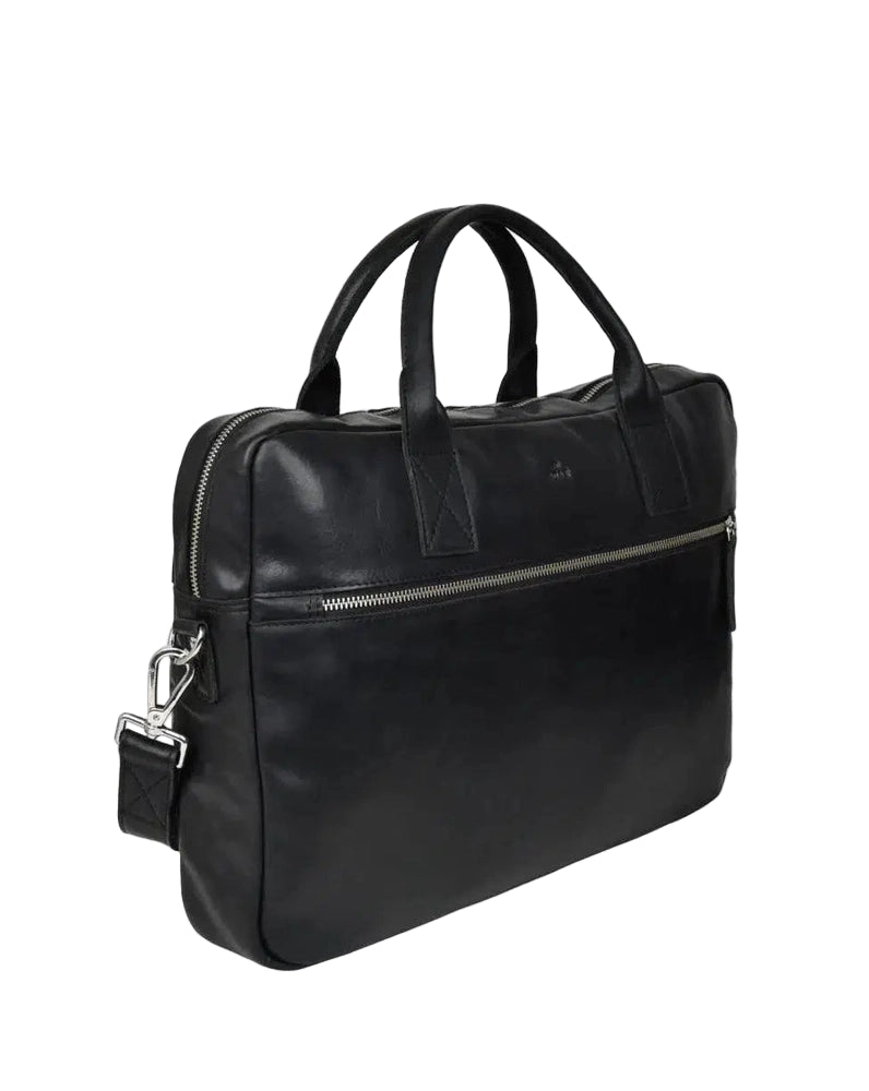 Adax Catania Tobias Skinn Pc veske 15,6" Svart-Veske-BagBrokers