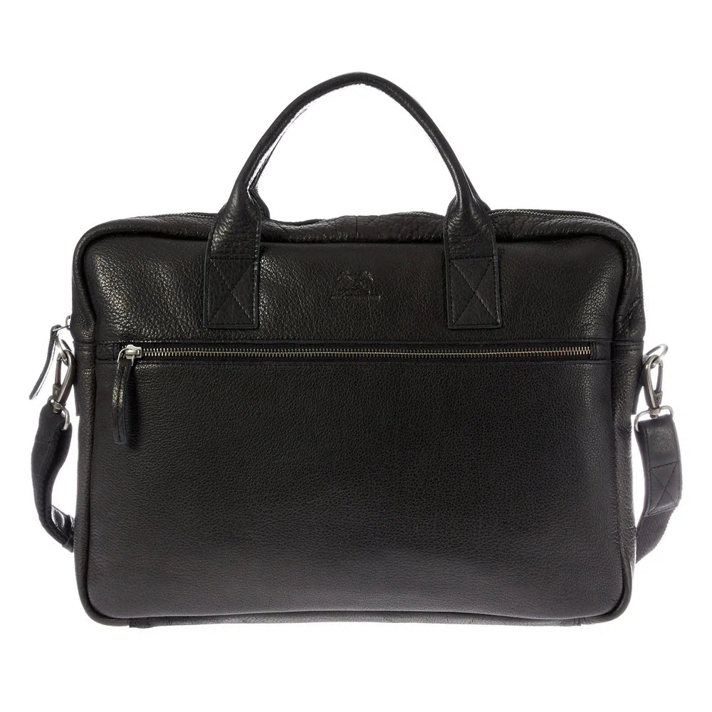 Adax Catania Tobias Skinn Pc veske 15,6" Svart-Veske-BagBrokers