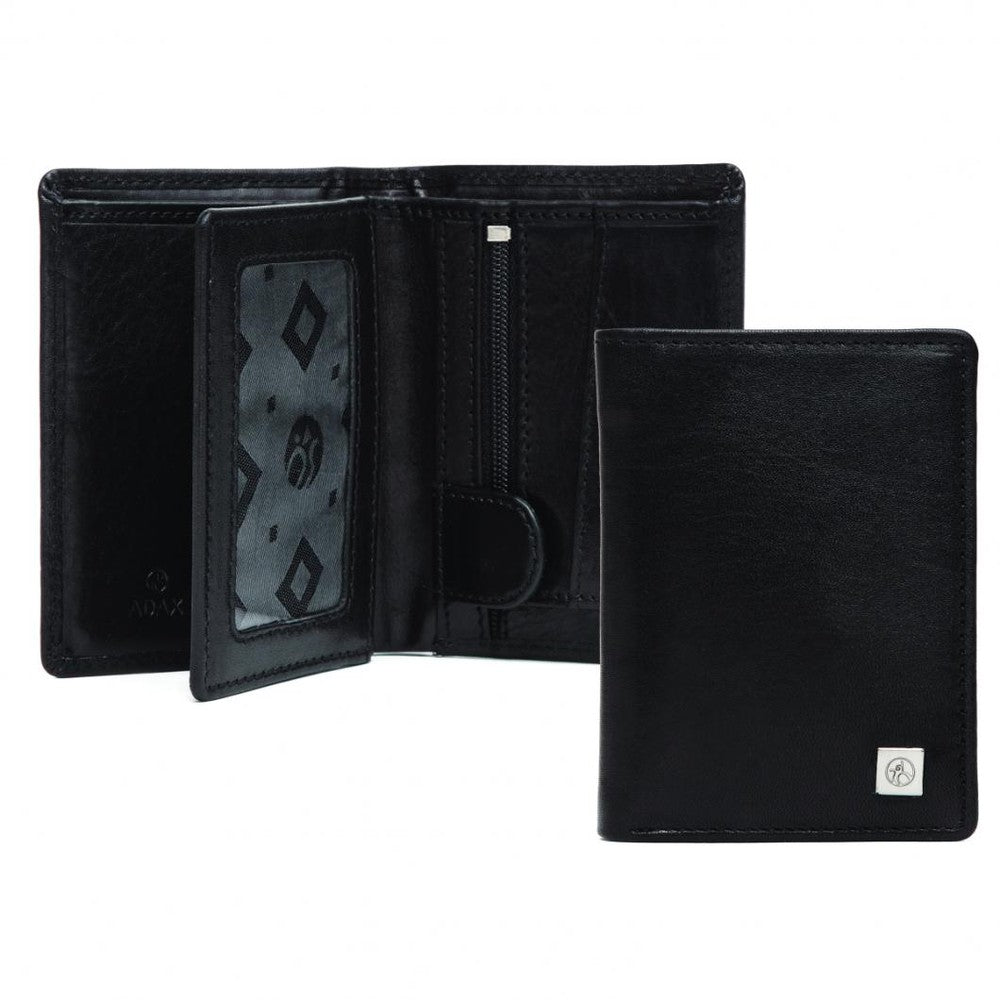 Adax Chicago lommebok Theo Svart-Lommebok/ Kortholder-BagBrokers