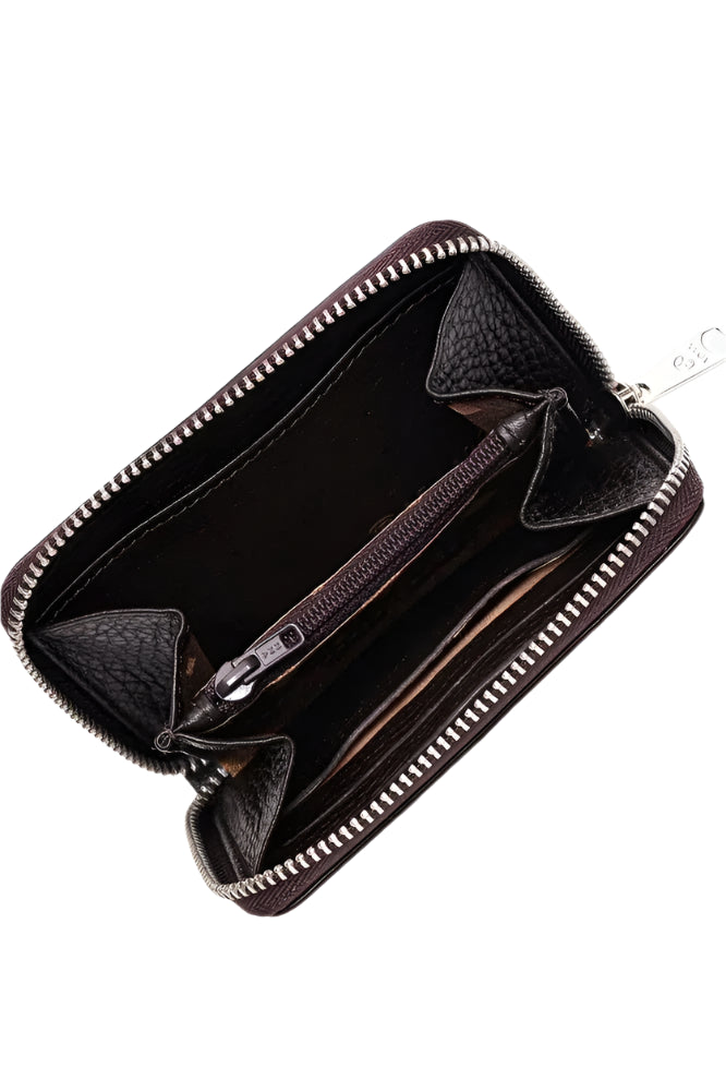 Adax Cormorano Wallet Cornelia Mørkebrun-Lommebok/ Kortholder-BagBrokers