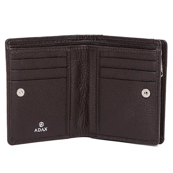 Adax Cormorano Wallet Nini Mørkebrun-Lommebok/ Kortholder-BagBrokers