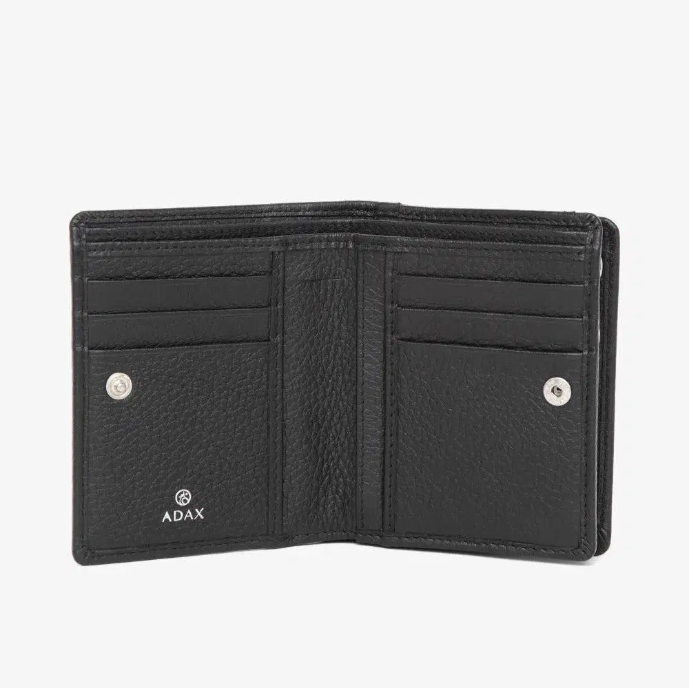 Adax Cormorano Wallet Nini Svart-Lommebok/ Kortholder-BagBrokers