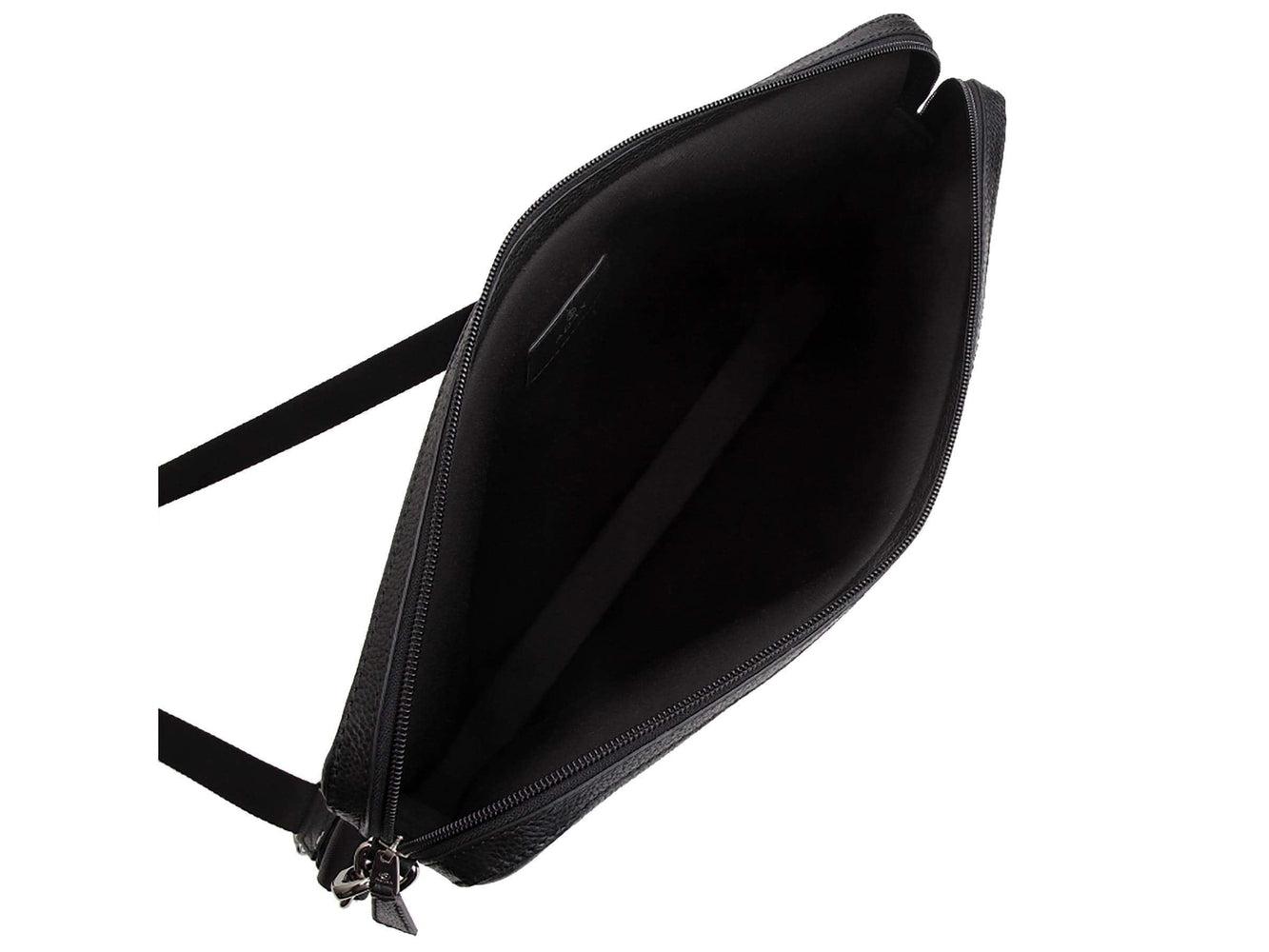 Business-Adax Napoli Maya Lett Skinn Laptop Portifolio 17" Svart-BagBrokers