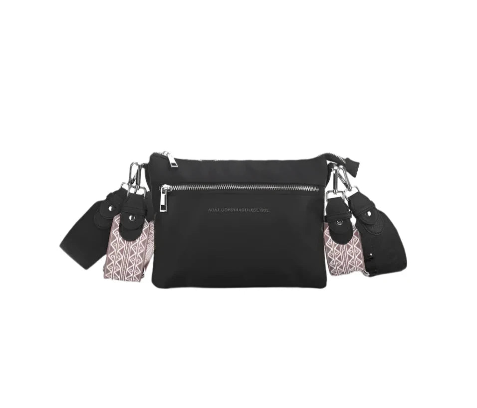 Adax Novara Katja combi clutch Svart/ Magenta-Veske-BagBrokers