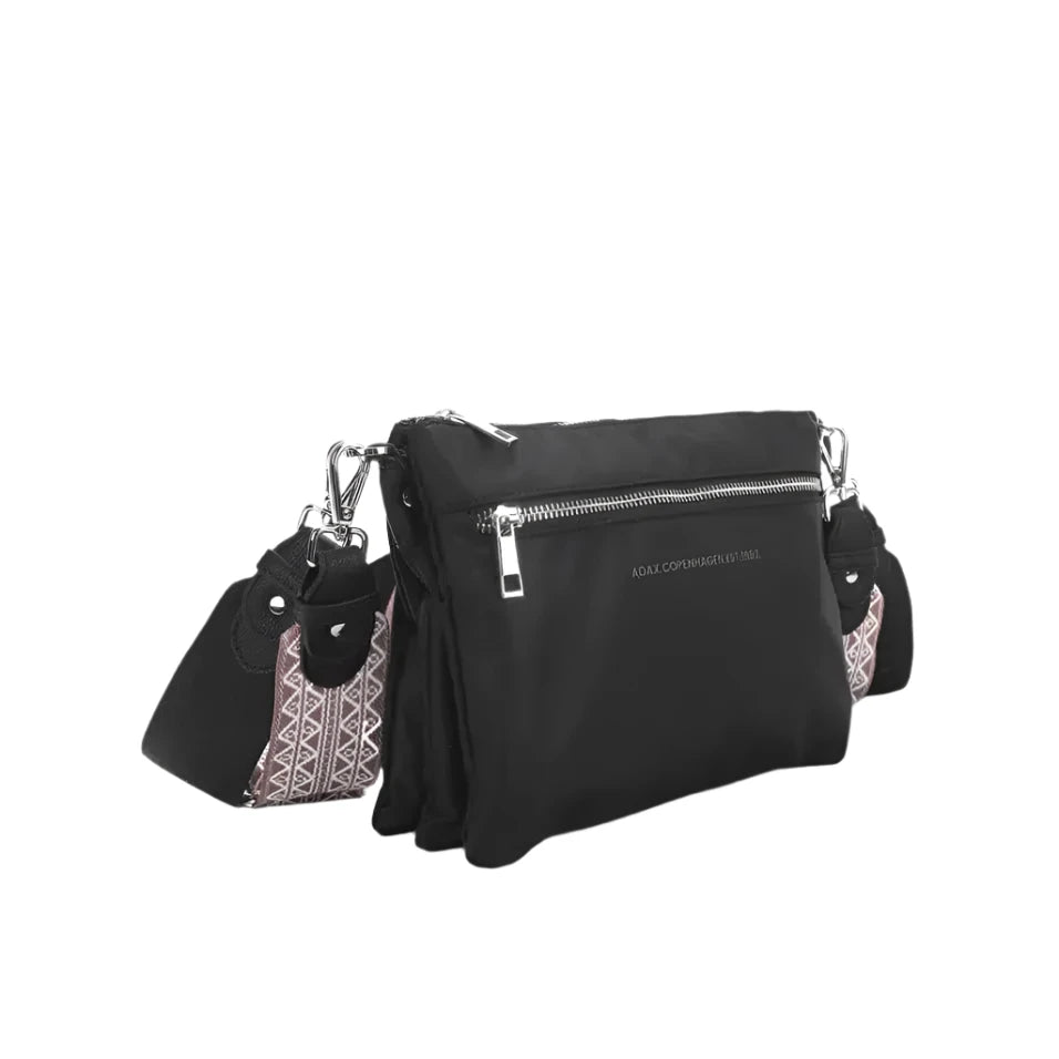 Adax Novara Katja combi clutch Svart/ Magenta-Veske-BagBrokers