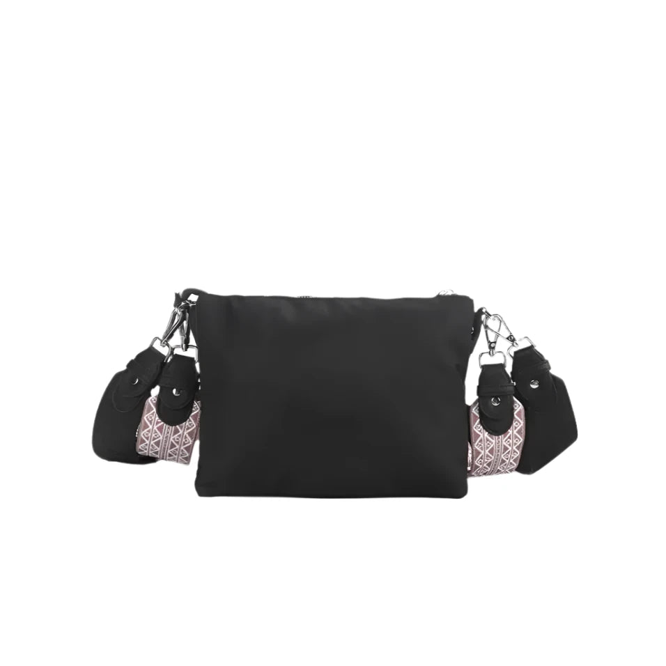 Adax Novara Katja combi clutch Svart/ Magenta-Veske-BagBrokers