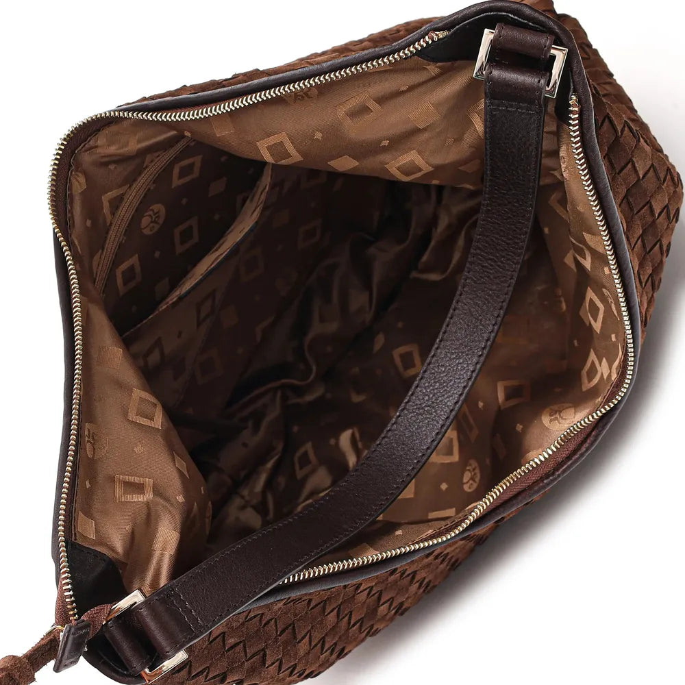 Adax Rozzano flettet skulderveske Mindy Chocolate-Veske-BagBrokers