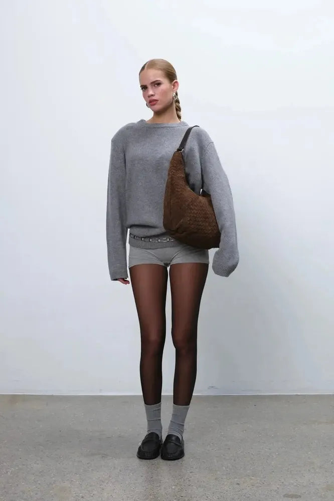 Adax Rozzano flettet skulderveske Mindy Chocolate-Veske-BagBrokers