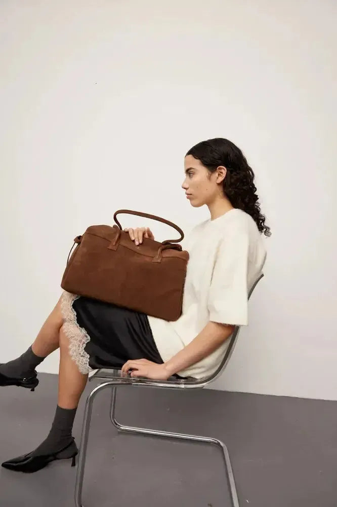 Adax Rozzano skulderveske Vivienne Chocolate-Veske-BagBrokers