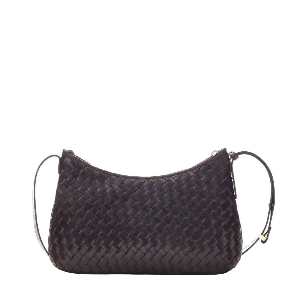 Adax Salerno Skulderveske Lauren Dark Brown-Veske-BagBrokers