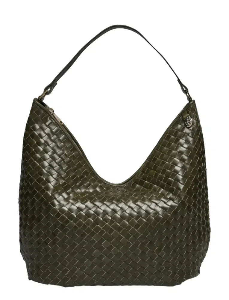 Adax Salerno Skulderveske Mindy Olive-Veske-BagBrokers