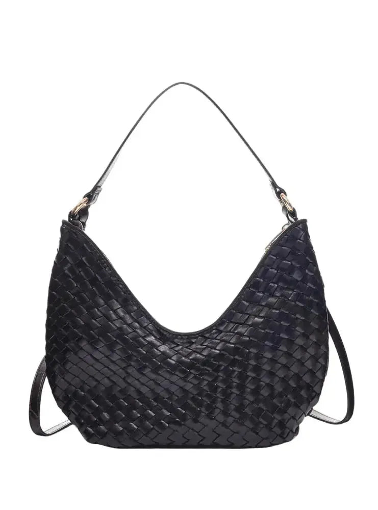 Adax Salerno Skulderveske Mona Dark Brown-Veske-BagBrokers