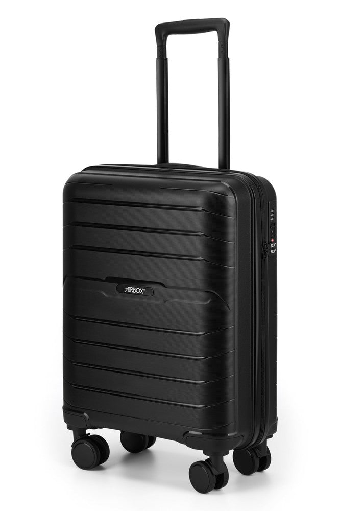 AirBox AZ13™ Kabinkoffert 55 cm 39 Liter Black-Harde kofferter-BagBrokers