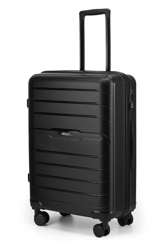 AirBox AZ13™ Medium hard koffert 65 cm Black-Harde kofferter-BagBrokers