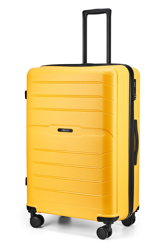 AirBox AZ13™ Stor hard koffert 75 cm 103 liter SunburstYellow-Harde kofferter-BagBrokers