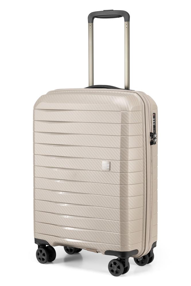 Airbox hard 55 cm kabinkoffert 2,3 kg 39 liter Champagne-Harde kofferter-BagBrokers