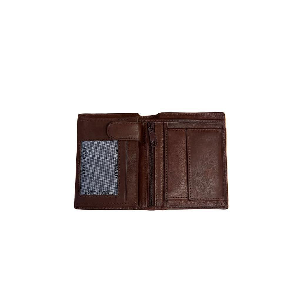 Alex & Co liten lommebok i mykt deilig skinn Brun-Lommebok/ Kortholder-BagBrokers