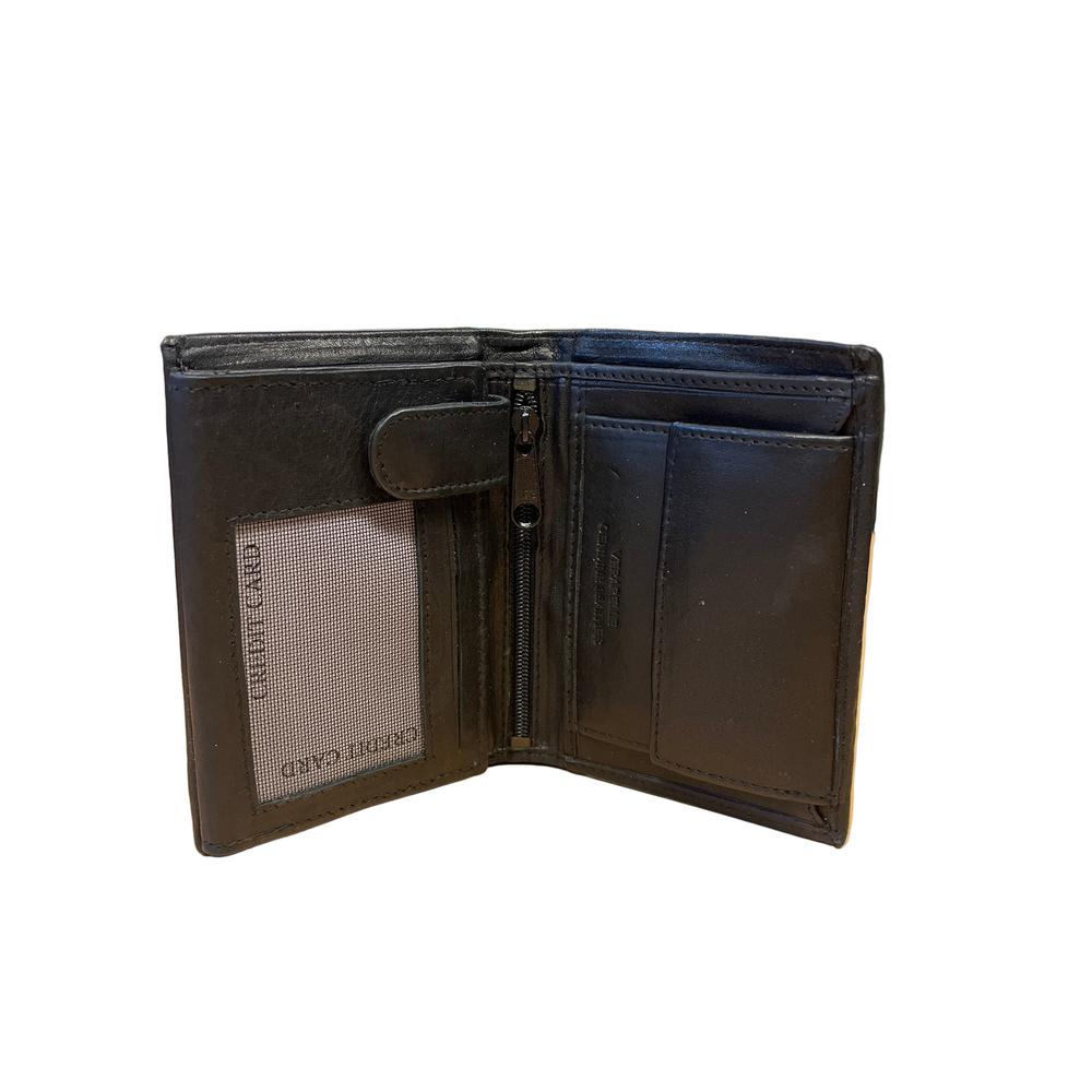 Alex & Co liten lommebok i mykt deilig skinn Svart-Lommebok/ Kortholder-BagBrokers