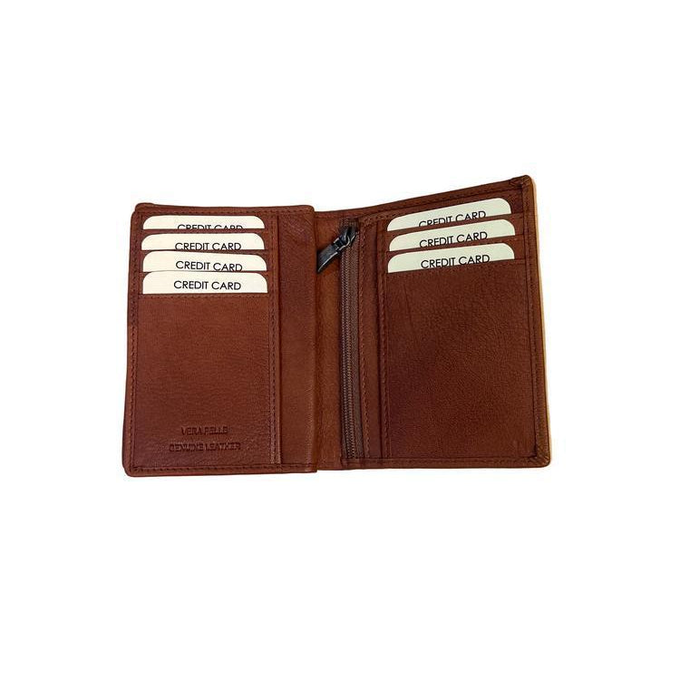 Alex & Co lommebok i mykt deilig skinn Brun-Lommebok/ Kortholder-BagBrokers