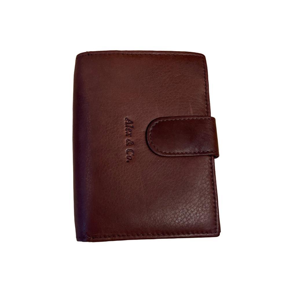 Alex & Co stor lommebok i mykt skinn Brun-Lommebok/ Kortholder-BagBrokers