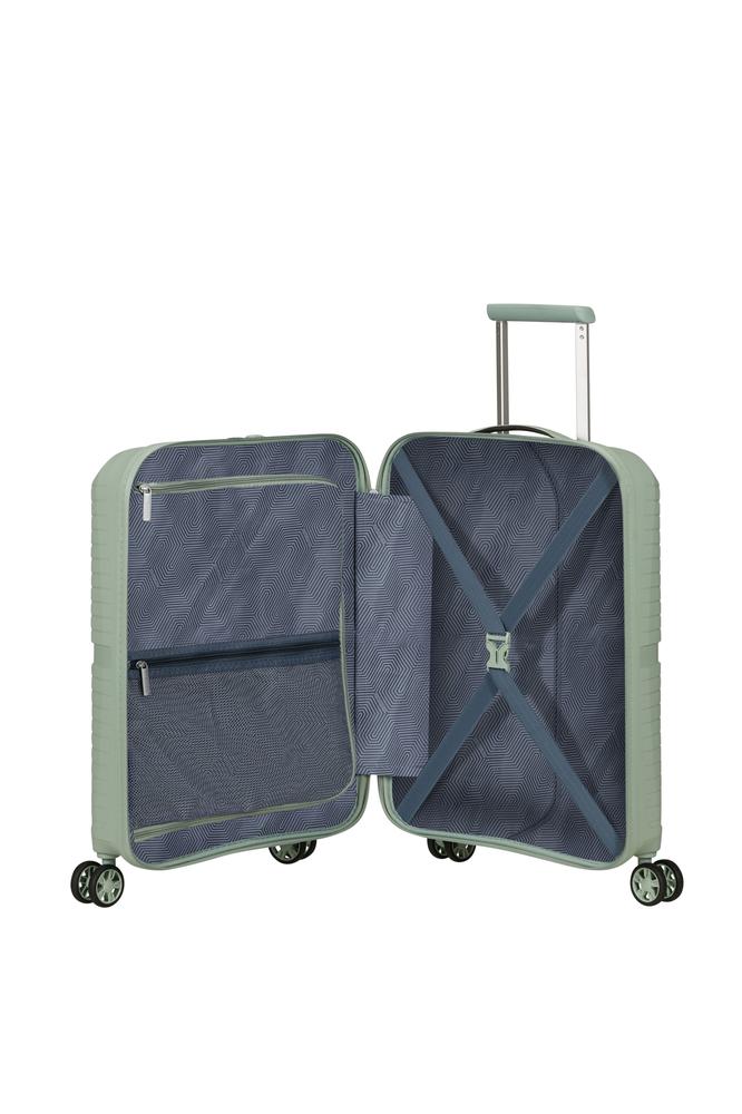 American Tourister Airconic kabinkoffert 4 hjul 55 cm Saturn Sage-Harde kofferter-BagBrokers