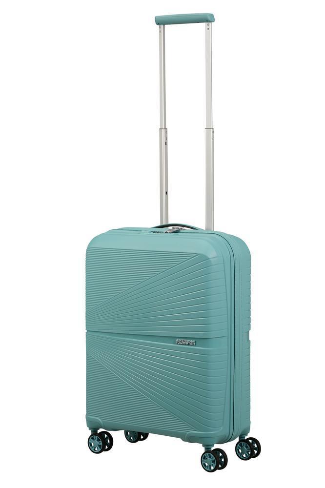 American Tourister Airconic kabinkoffert med 4 hjul 55 cm Dusty Turquoise-Harde kofferter-BagBrokers
