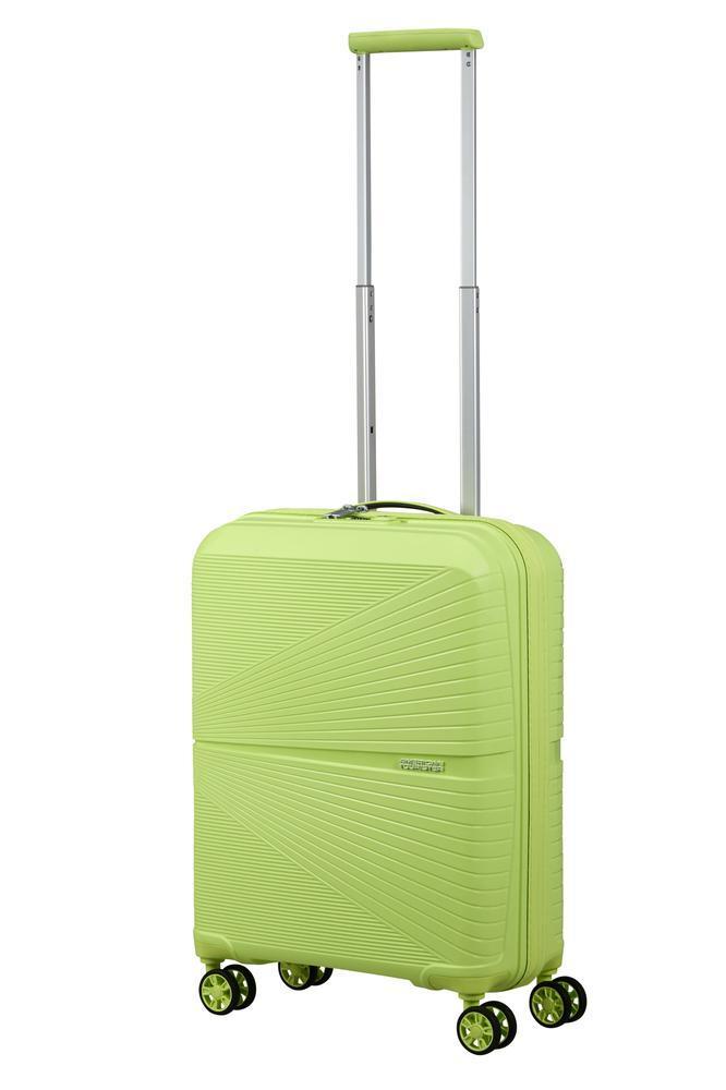 American Tourister Airconic kabinkoffert med 4 hjul 55 cm Electric Lime-Harde kofferter-BagBrokers
