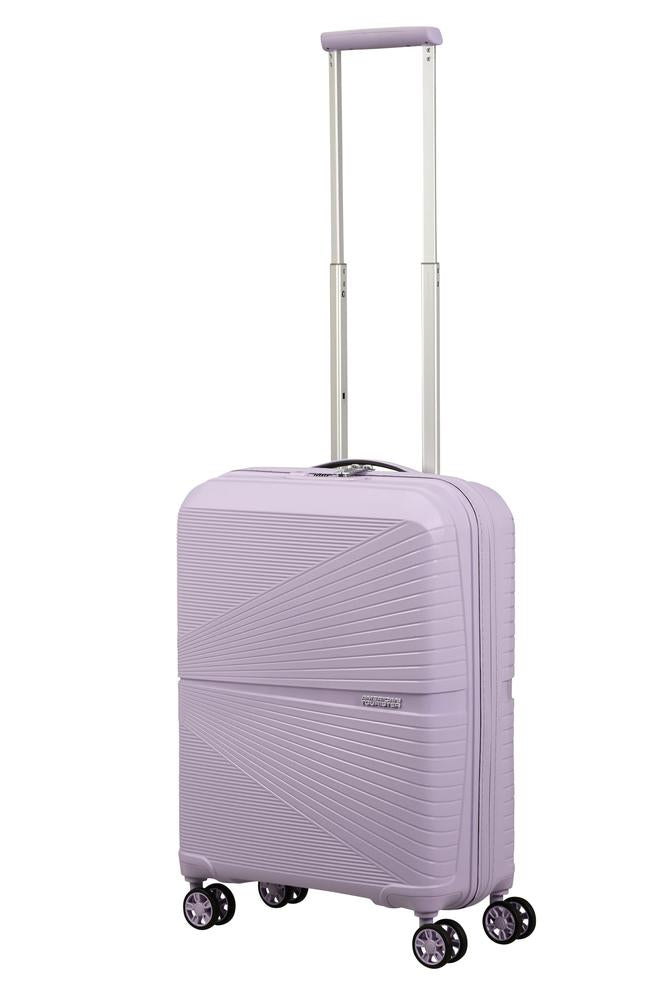 American Tourister Airconic kabinkoffert med 4 hjul 55 cm Stormy Lilac-Harde kofferter-BagBrokers