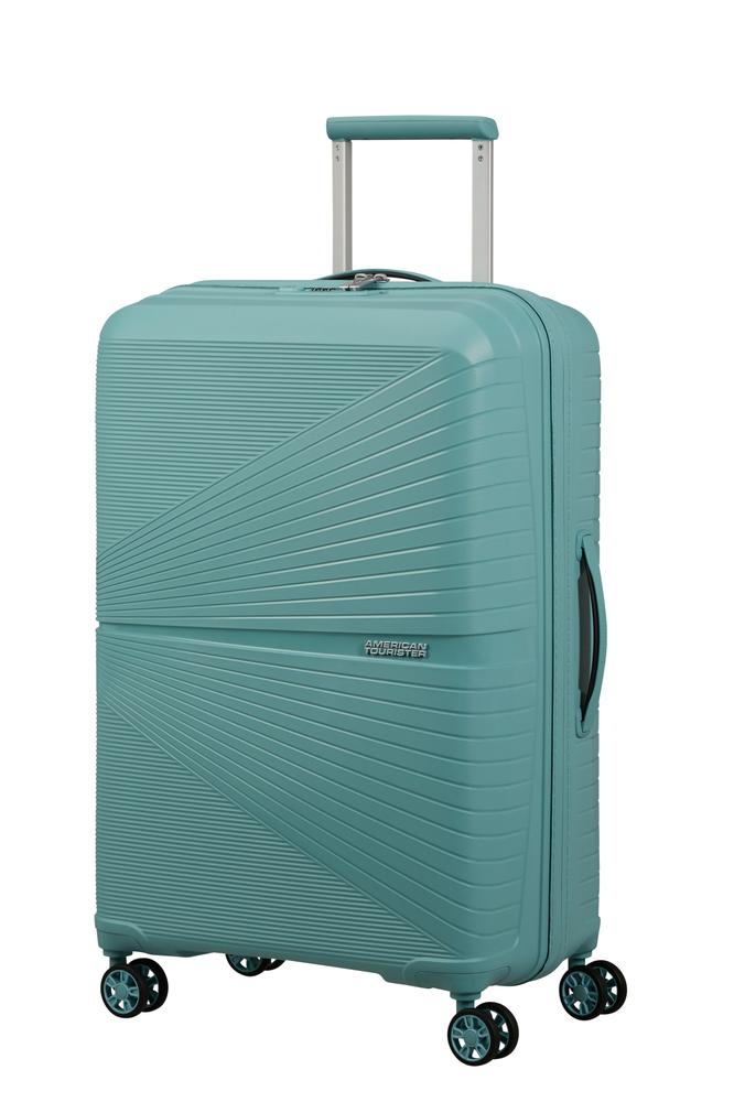 American Tourister Airconic medium koffert med 4 hjul 67 cm Dusty Turquoise-Harde kofferter-BagBrokers