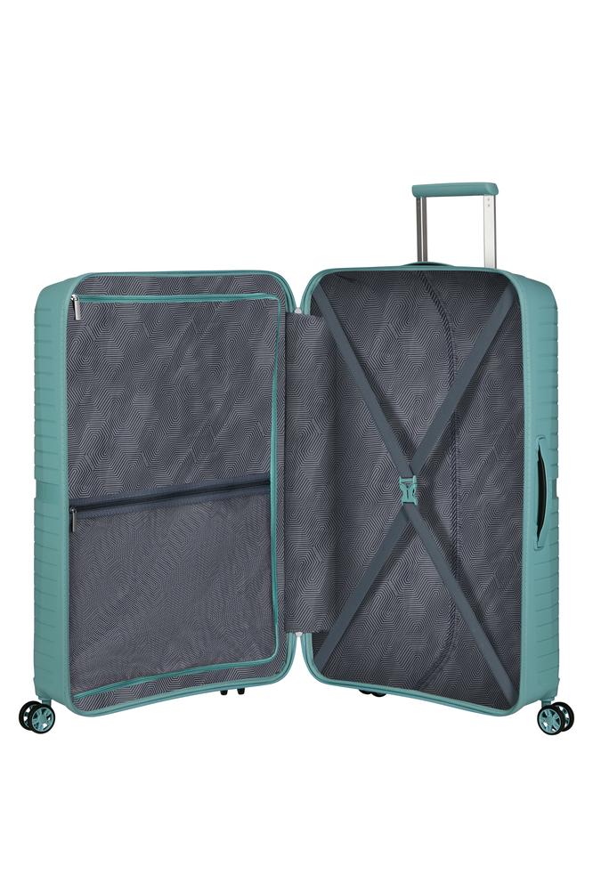 American Tourister Airconic stor koffert med 4 hjul 77 cm Dusty Turquoise-Harde kofferter-BagBrokers