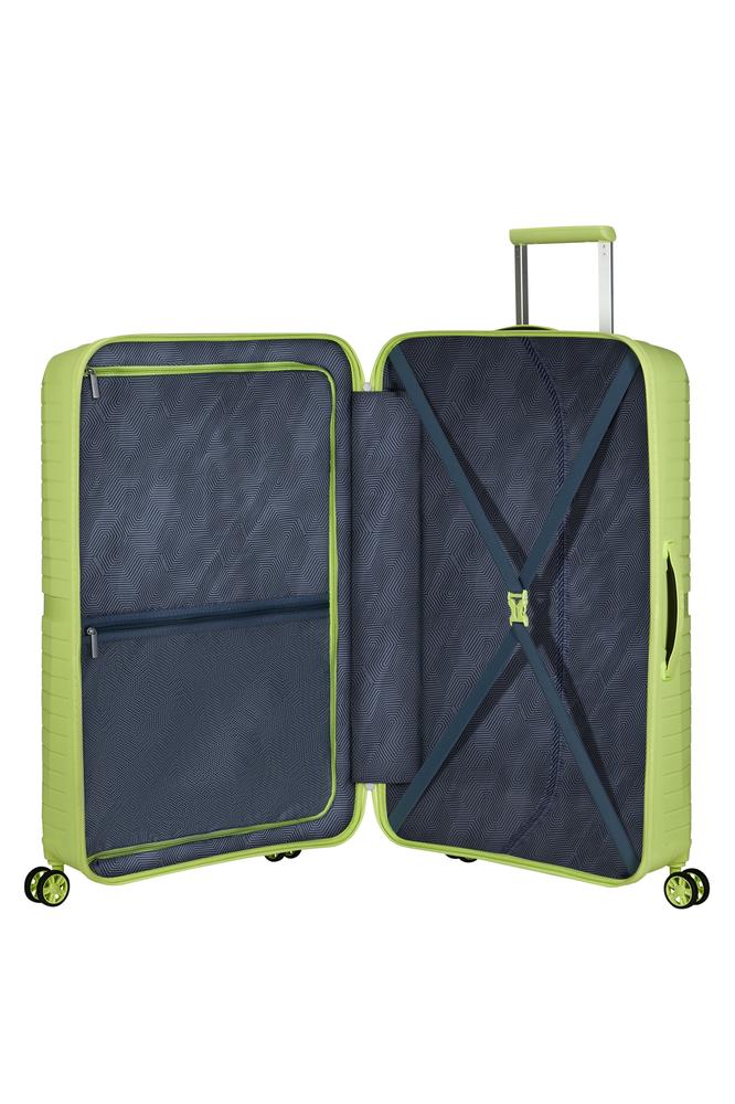 American Tourister Airconic stor koffert med 4 hjul 77 cm Electric Lime-Harde kofferter-BagBrokers