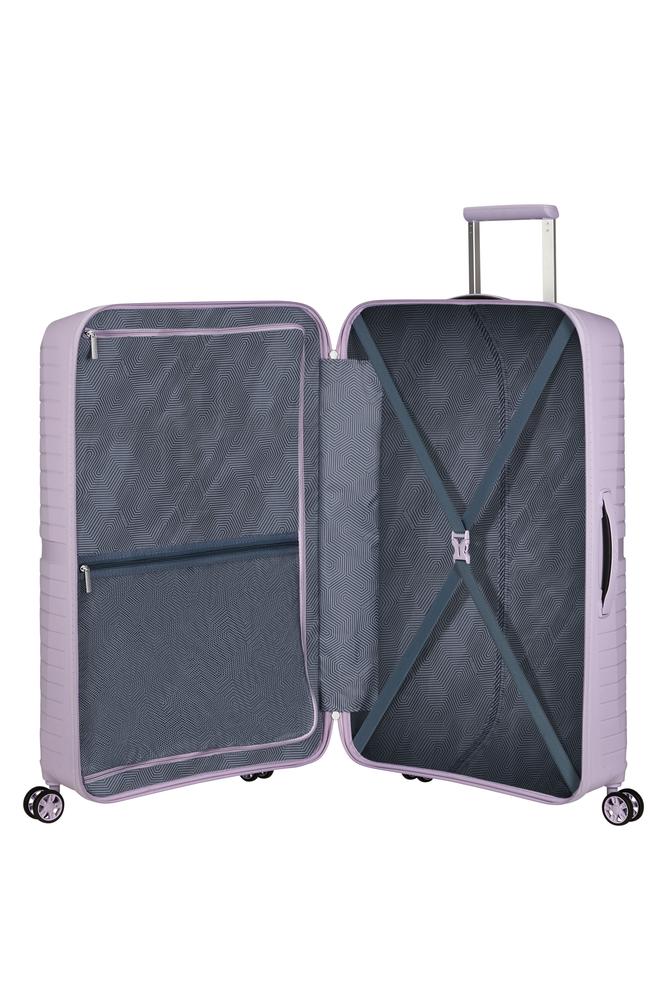 American Tourister Airconic stor koffert med 4 hjul 77 cm Stormy Lilac-Harde kofferter-BagBrokers