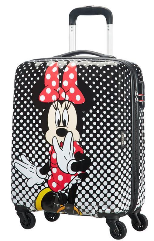 Harde kofferter-American Tourister Disney Legends Kabin Koffert Minnie Mouse Polka Dots-BagBrokers