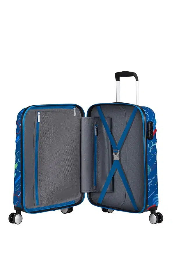 American Tourister Disney Wavebreaker Kabin koffert 4 hjul Mickey-Harde kofferter-BagBrokers