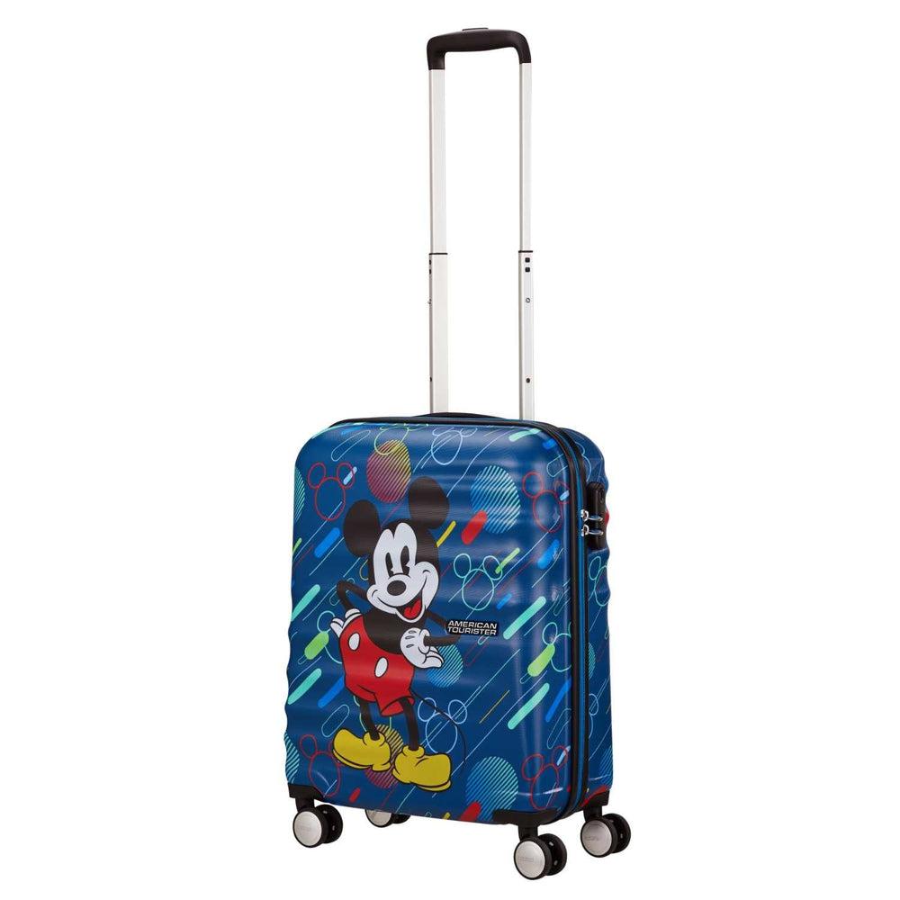 American Tourister Disney Wavebreaker Kabin koffert 4 hjul Mickey-Harde kofferter-BagBrokers