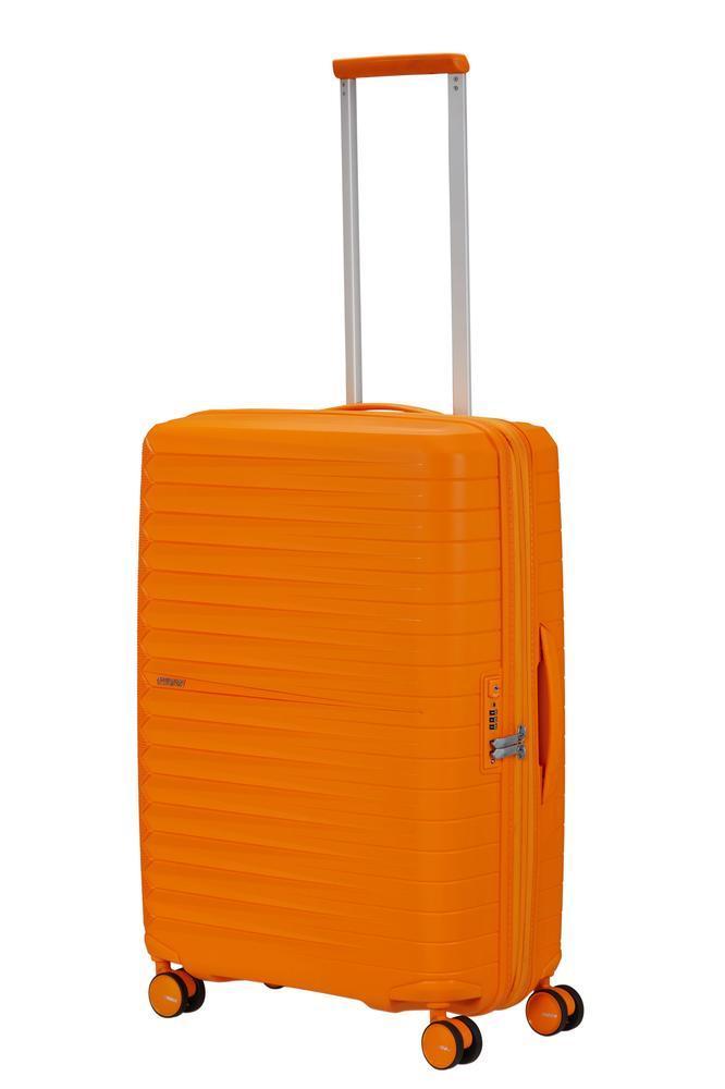 American Tourister FastForward ekspanderende medium koffert 68 cm Radiant Orange-Harde kofferter-BagBrokers