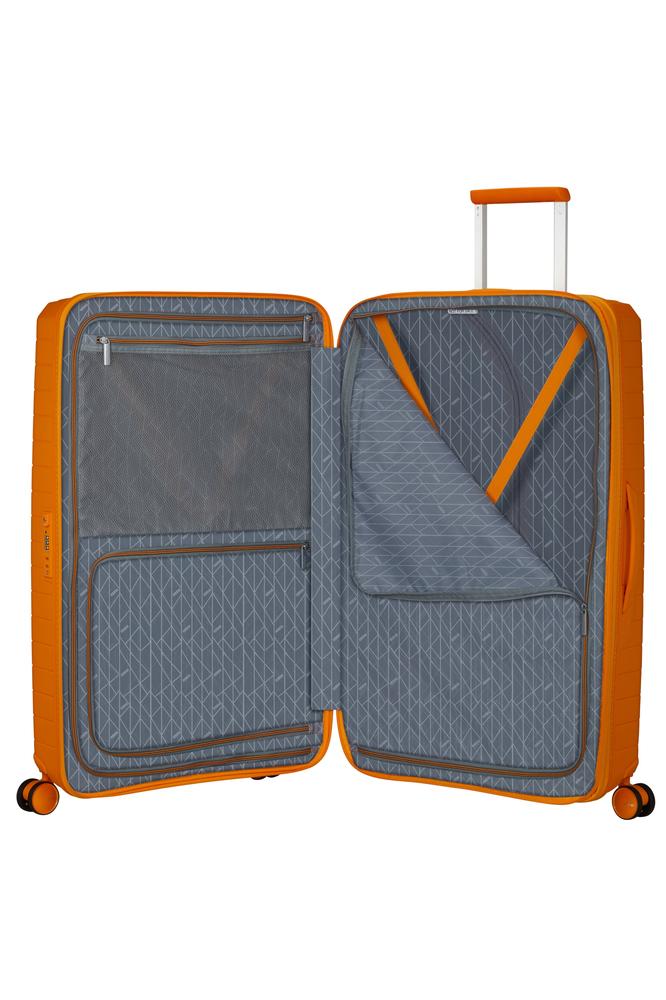 American Tourister FastForward ekspanderende stor koffert 78 cm Radiant Orange-Harde kofferter-BagBrokers