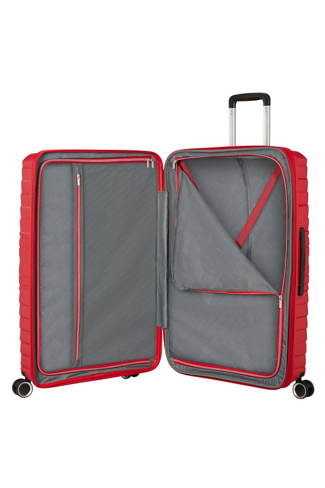 American Tourister Flytwist ekspanderende stor koffert 78 cm True Red-Harde kofferter-BagBrokers