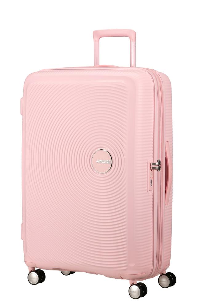 American Tourister Soundbox Ekspanderende Stor Koffert 77 cm Pastel Pink-Harde kofferter-BagBrokers