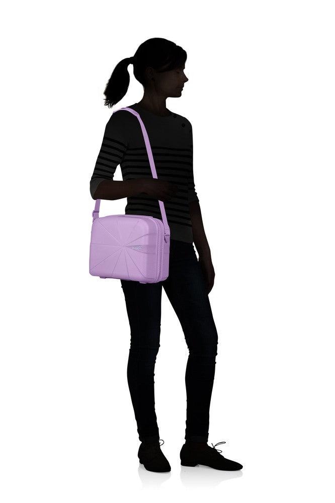 American Tourister StarVibe Hard Beautybox Digital Lavender-Beautybox-BagBrokers