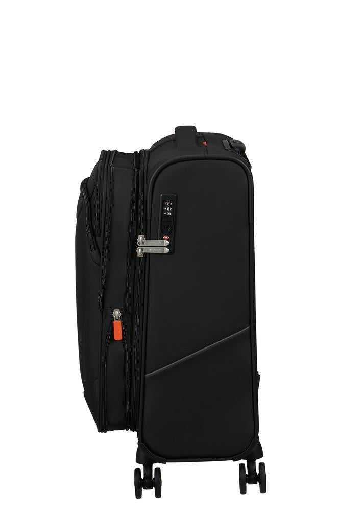 American Tourister SummerRide utvidbar medium koffert 69 cm Black-Myke kofferter-BagBrokers