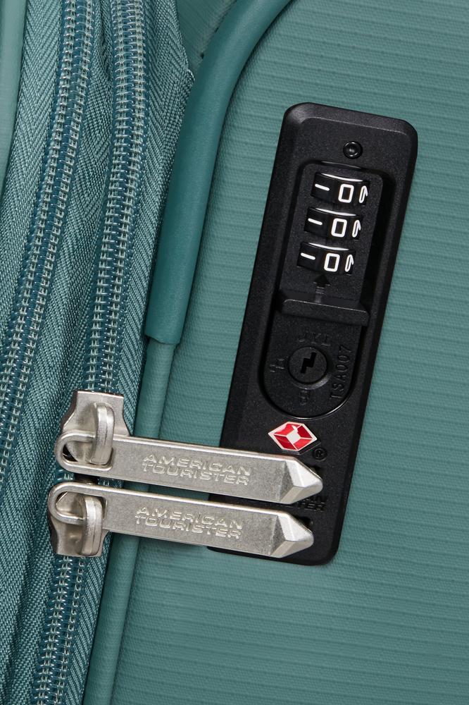 American Tourister SummerRide utvidbar medium koffert 69 cm Dark Forest-Myke kofferter-BagBrokers