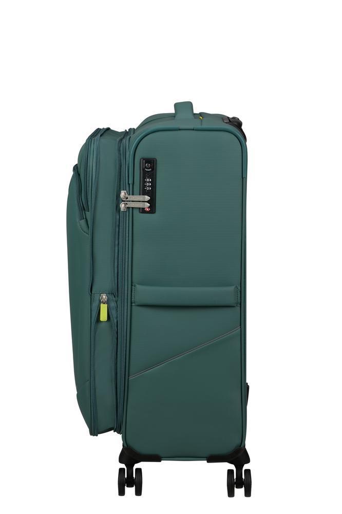 American Tourister SummerRide utvidbar medium koffert 69 cm Dark Forest-Myke kofferter-BagBrokers