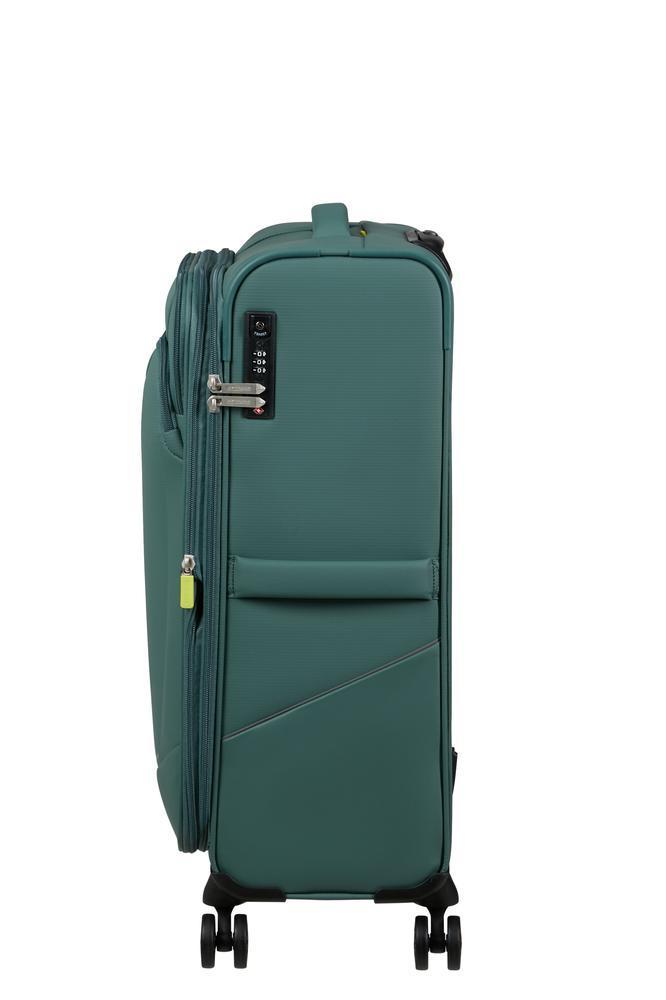 American Tourister SummerRide utvidbar medium koffert 69 cm Dark Forest-Myke kofferter-BagBrokers