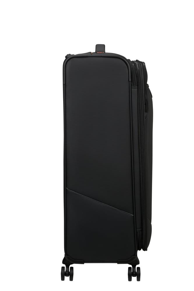 American Tourister SummerRide utvidbar stor koffert 80 cm Black-Myke kofferter-BagBrokers