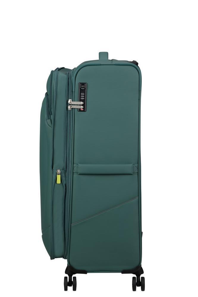 American Tourister SummerRide utvidbar stor koffert 80 cm Dark Forest-Myke kofferter-BagBrokers