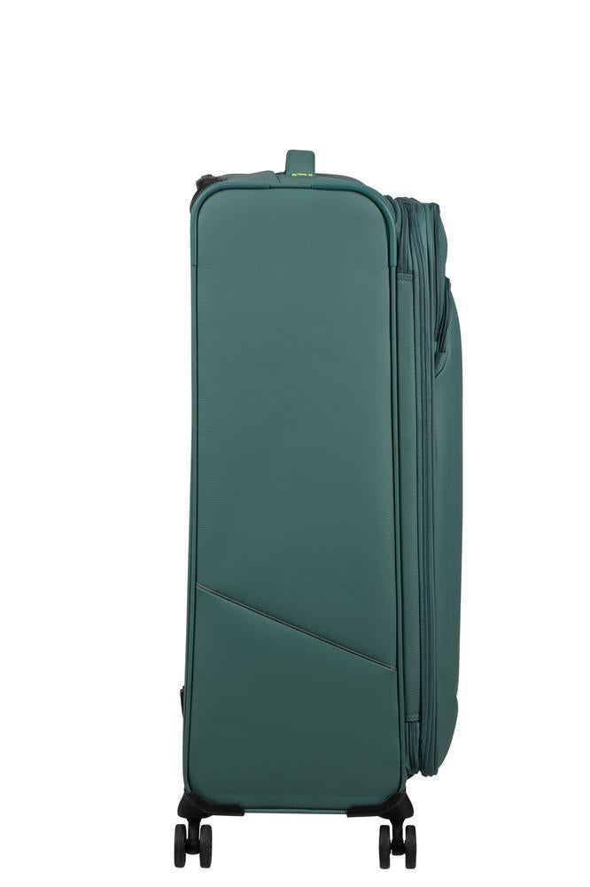 American Tourister SummerRide utvidbar stor koffert 80 cm Dark Forest-Myke kofferter-BagBrokers